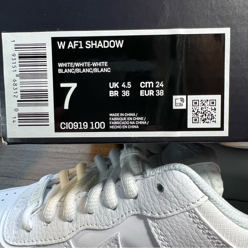 Nike Air Force 1 Shadow White - Picture 6 of 6